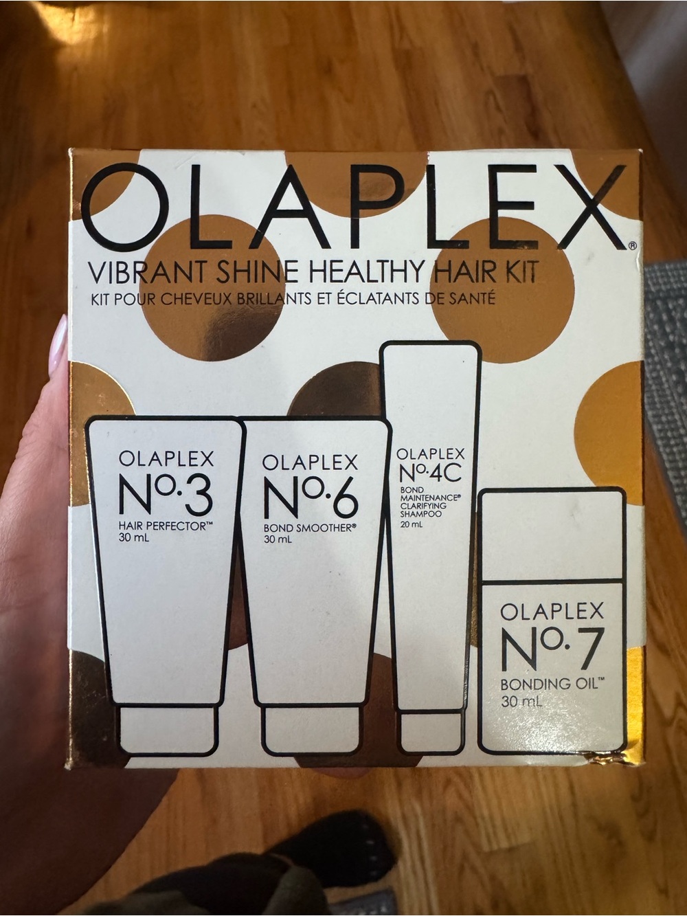 OLAPLEX Hair Care Kit - White & Gold Packaging